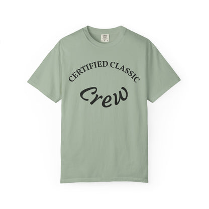 Certified Classics Crew T‑Shirt — Retro Crew Graphic Tee with Back Star Accent
