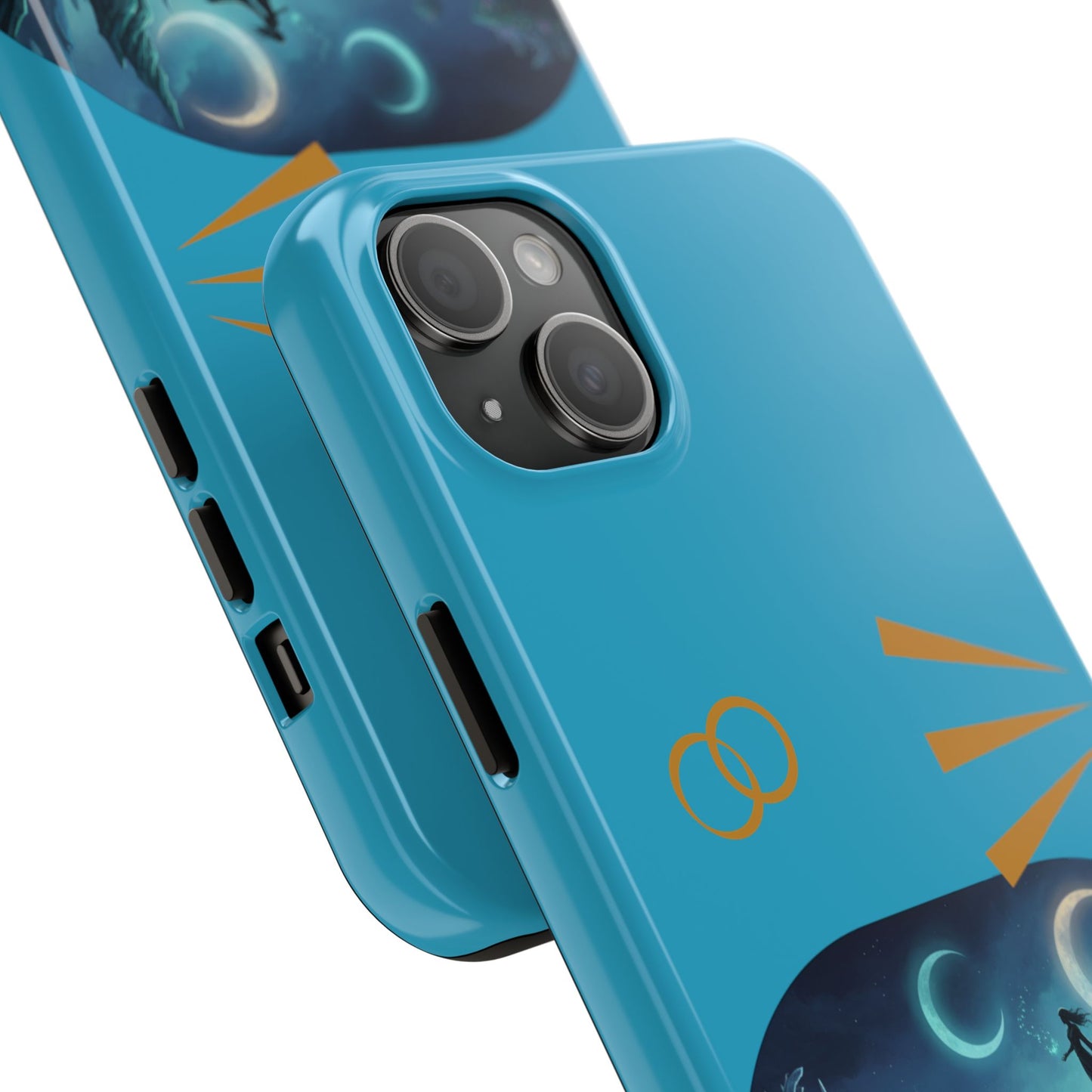 Tough Phone Case — Mystic Moonlit Shore Illustration