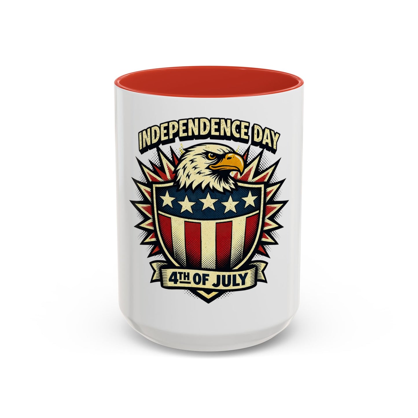 Accent Coffee Mug (11, 15oz) , 4th of july ,independence day.