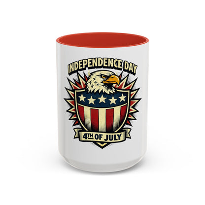 Accent Coffee Mug (11, 15oz) , 4th of july ,independence day.