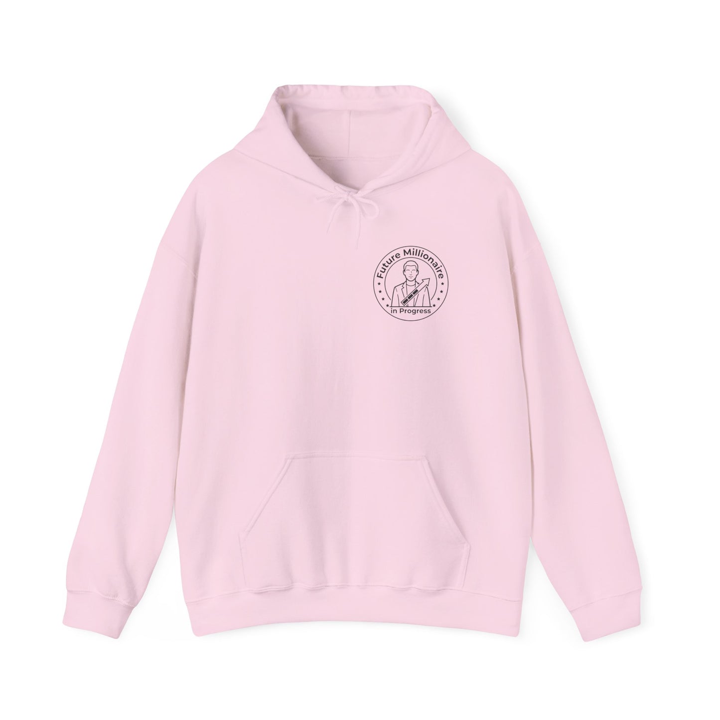 Make Money Not Excuses Hoodie — Motivational Vintage Badge Hooded Sweatshirt
