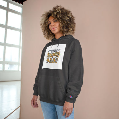 Dad Level 1001 Hoodie — 'My Partners in Life Call Me Dad' Graphic Sweatshirt
