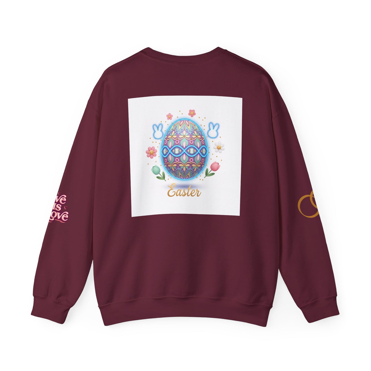 Easter Bunny & Candy Hearts Crewneck Sweatshirt