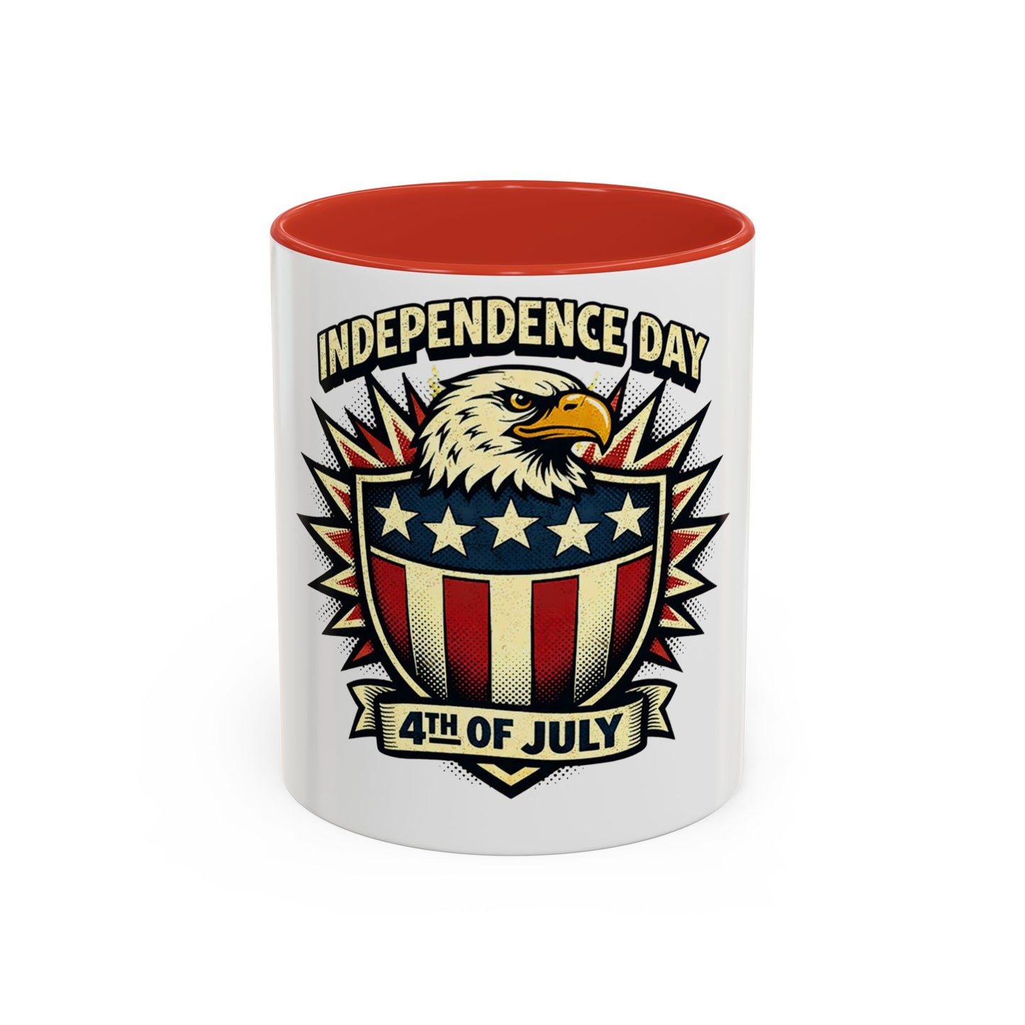 Accent Coffee Mug (11, 15oz) , 4th of july ,independence day.