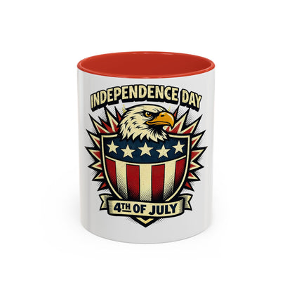 Accent Coffee Mug (11, 15oz) , 4th of july ,independence day.