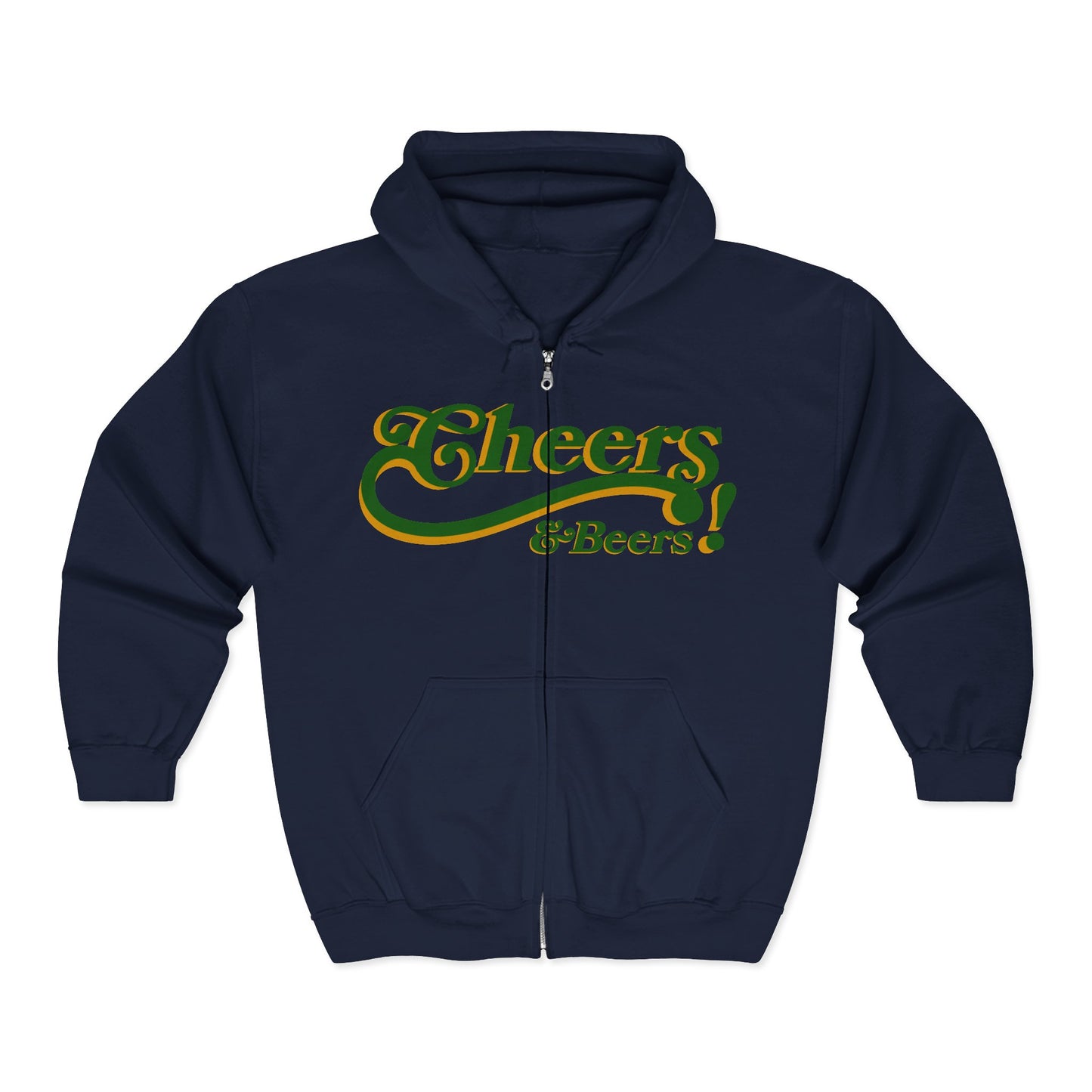 Cheers! Beer Zip Hoodie — ‘Straight Outta Pub’ St. Patrick’s Day Sweatshirt