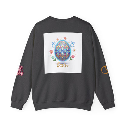 Easter Bunny & Candy Hearts Crewneck Sweatshirt
