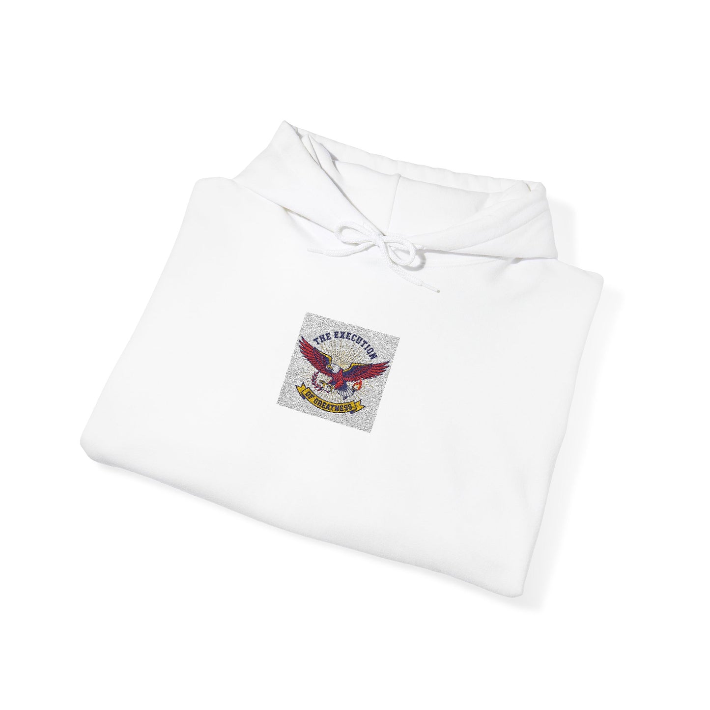 Patriotic Eagle Floral Hoodie – American Flag Wings Graphic Sweatshirt