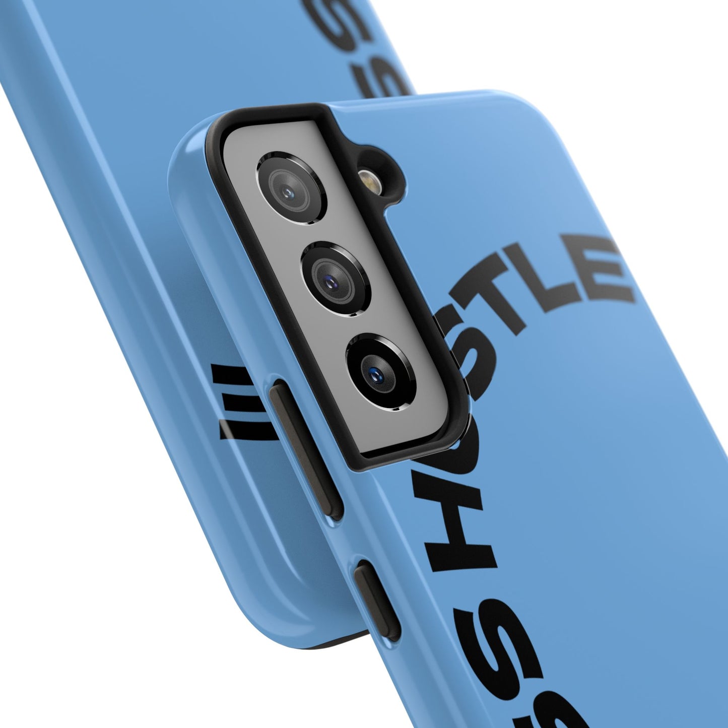 Tough Phone Case — "Less Hustle" Bold Arched Text Protective Cover