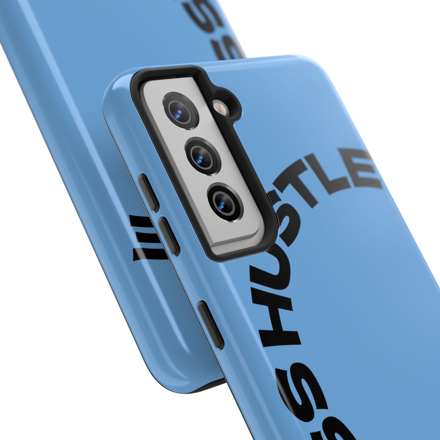 Tough Phone Case — "Less Hustle" Bold Arched Text Protective Cover