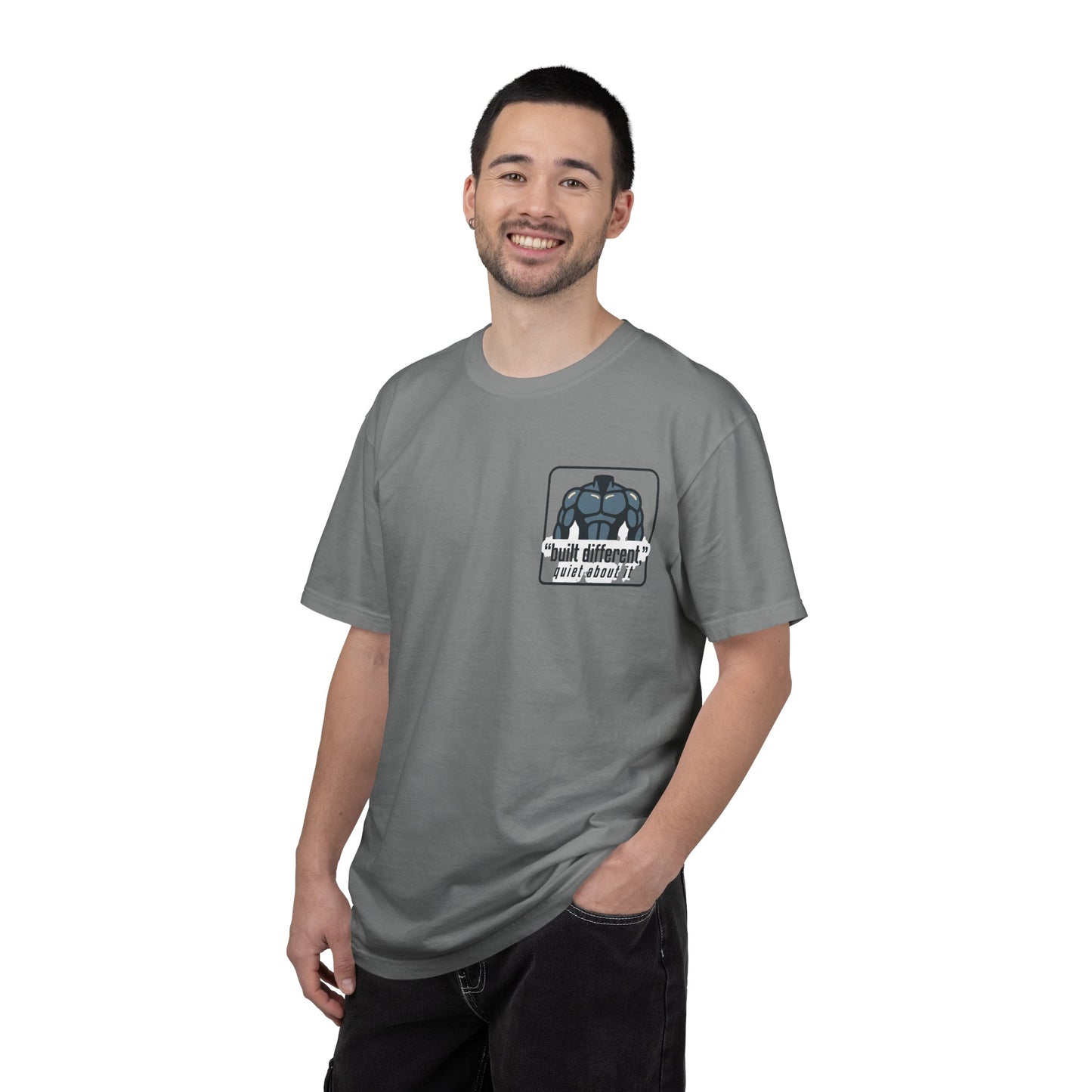 Graphic T-Shirt — “No Announcements, Just Results” Motivational Fitness Tee