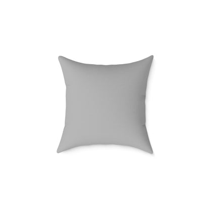Spring Time Birds Square Throw Pillow — Floral Hummingbird Accent Cushion