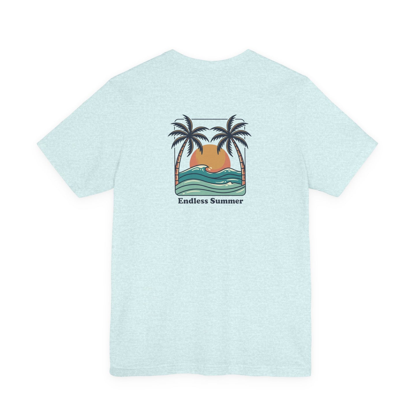 Endless Summer Surf Tee — Retro Sunset Palm Beach T-Shirt