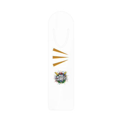 Metal Bookmark - 'Best of the Best' Color Splash Design
