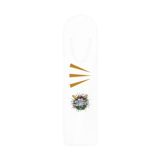 Metal Bookmark - 'Best of the Best' Color Splash Design