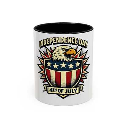 Accent Coffee Mug (11, 15oz) , 4th of july ,independence day.