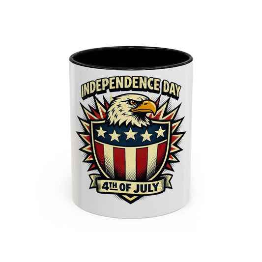 Accent Coffee Mug (11, 15oz) , 4th of july ,independence day.
