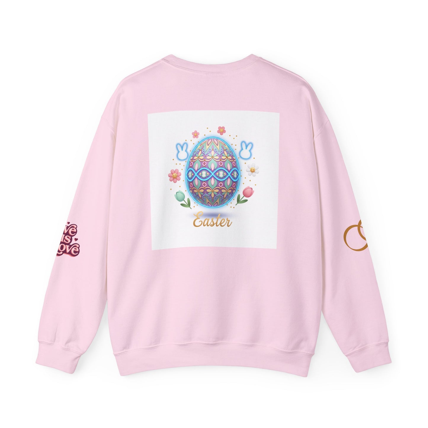 Easter Bunny & Candy Hearts Crewneck Sweatshirt