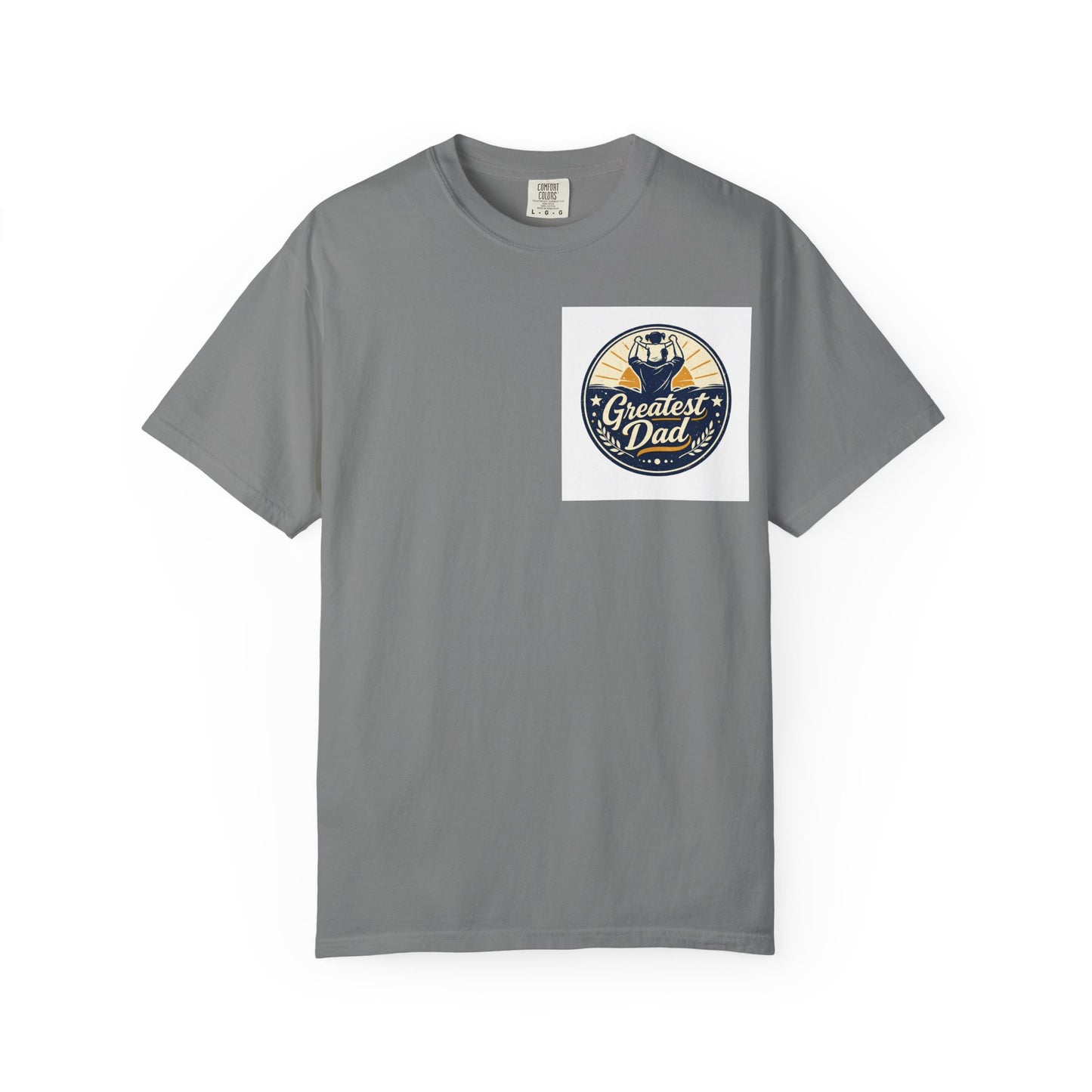 Greatest Dad Vintage Badge T-Shirt