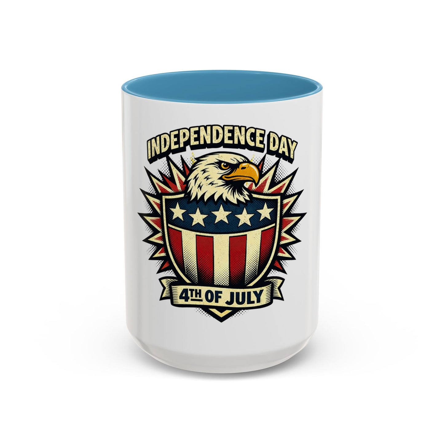 Accent Coffee Mug (11, 15oz) , 4th of july ,independence day.
