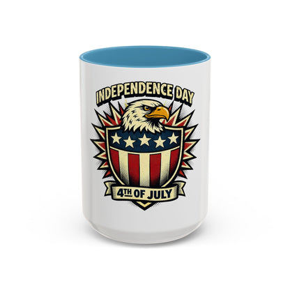 Accent Coffee Mug (11, 15oz) , 4th of july ,independence day.
