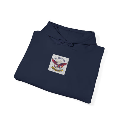 Patriotic Eagle Floral Hoodie – American Flag Wings Graphic Sweatshirt