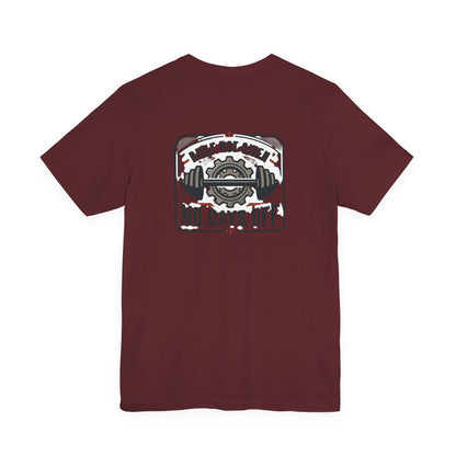 Stay Focused / Built Not Given Fitness T‑Shirt — “Stay Broke or Focused” Motivational Gym Tee