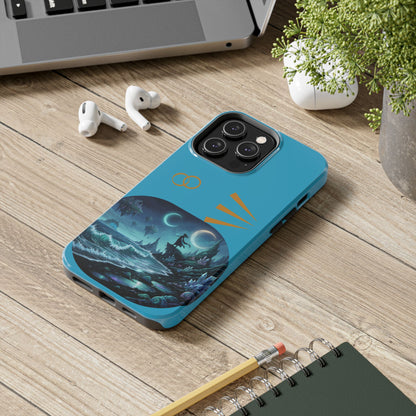 Tough Phone Case — Mystic Moonlit Shore Illustration