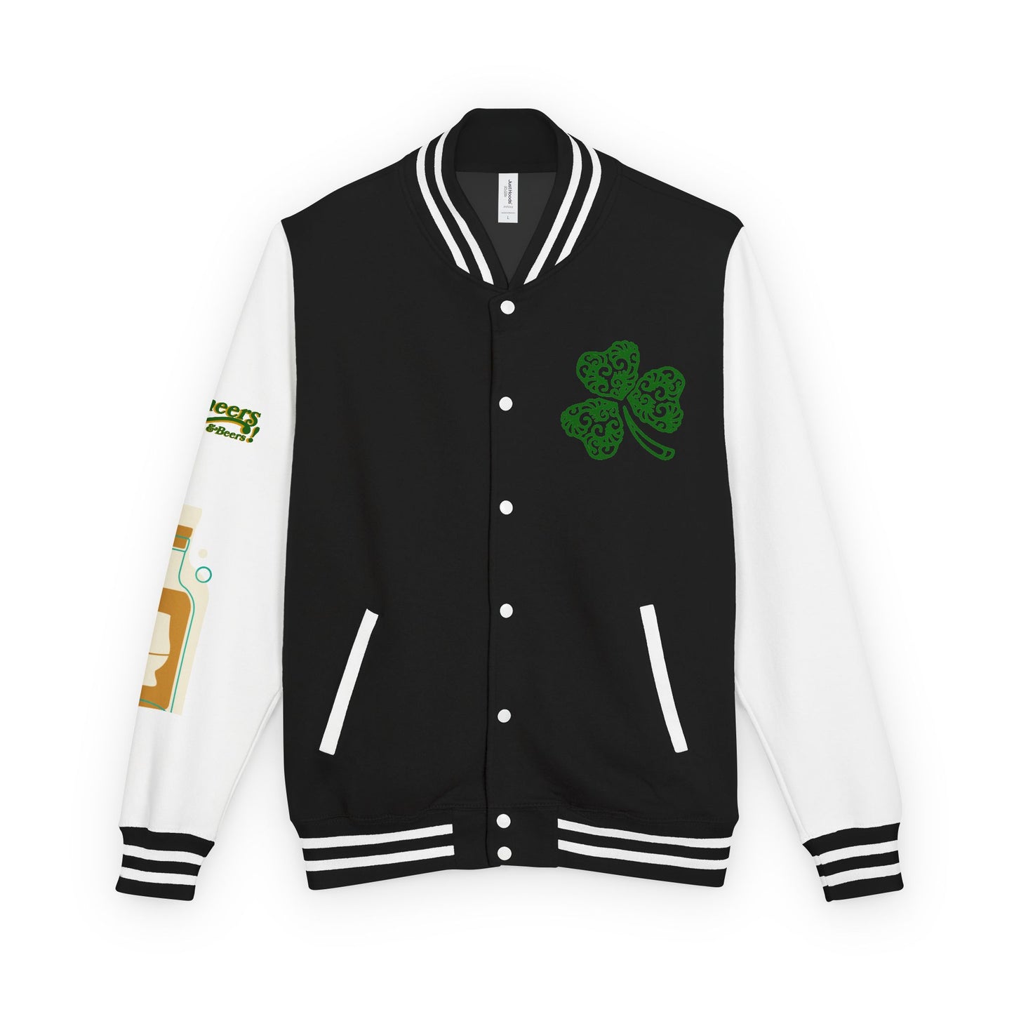 Lucky & Proud Shamrock Letterman Jacket