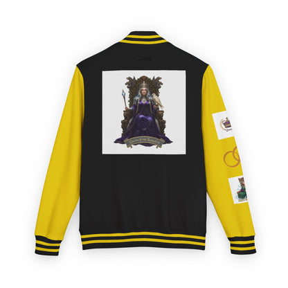 Letterman Jacket — Gothic Queen Illustration Varsity Jacket