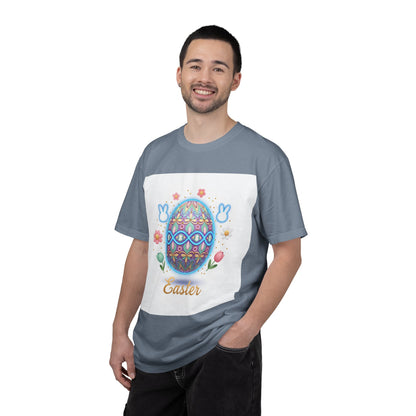 Easter Egg T-Shirt — Pastel Painted Egg & Basket Graphic