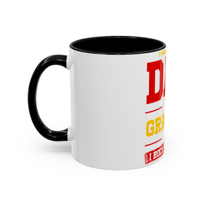 Dad Grandpa Coffee Mug — “I Have Two Titles: Dad Grandpa, I Rock Them Both” Accent Ceramic Gift