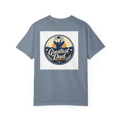 Greatest Dad Vintage Badge T-Shirt