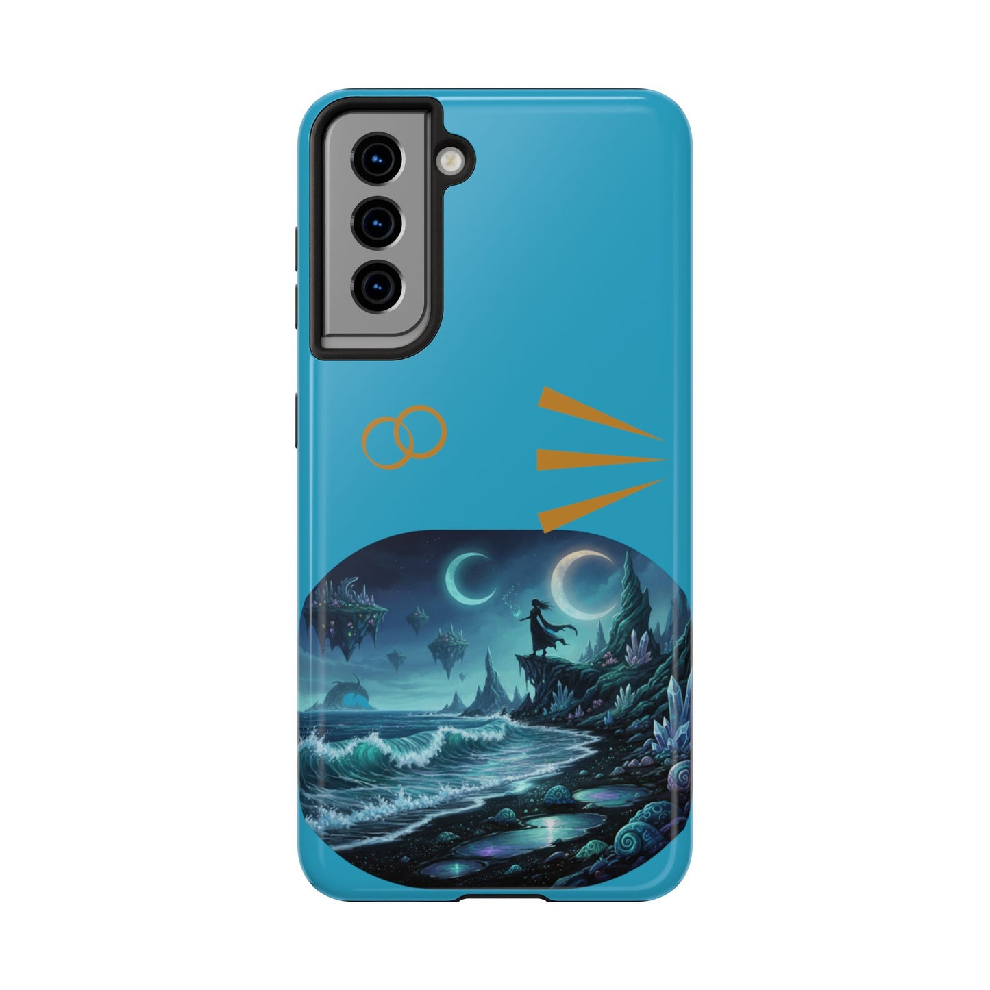 Tough Phone Case — Mystic Moonlit Shore Illustration
