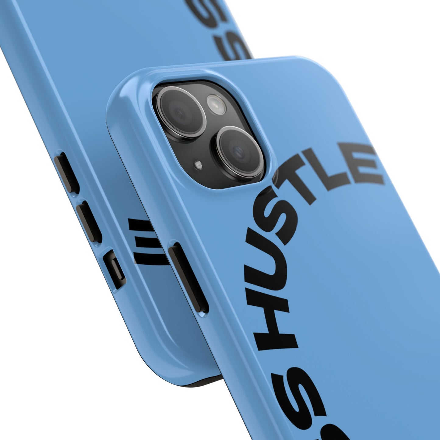 Tough Phone Case — "Less Hustle" Bold Arched Text Protective Cover