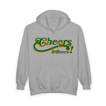 Cheers! Beer Zip Hoodie — ‘Straight Outta Pub’ St. Patrick’s Day Sweatshirt