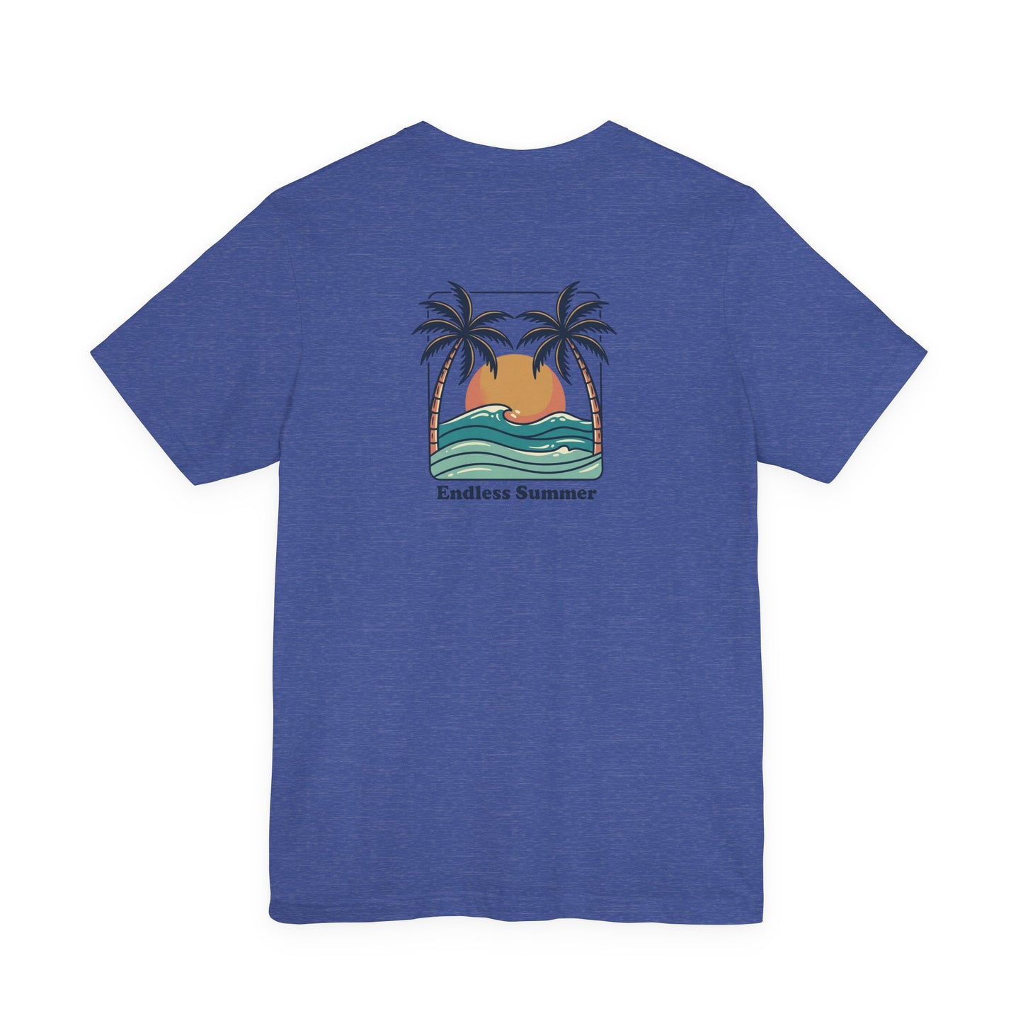Endless Summer Surf Tee — Retro Sunset Palm Beach T-Shirt