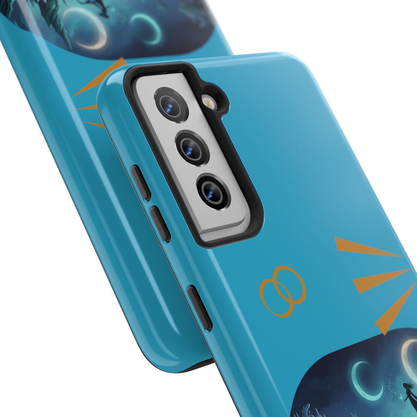 Tough Phone Case — Mystic Moonlit Shore Illustration