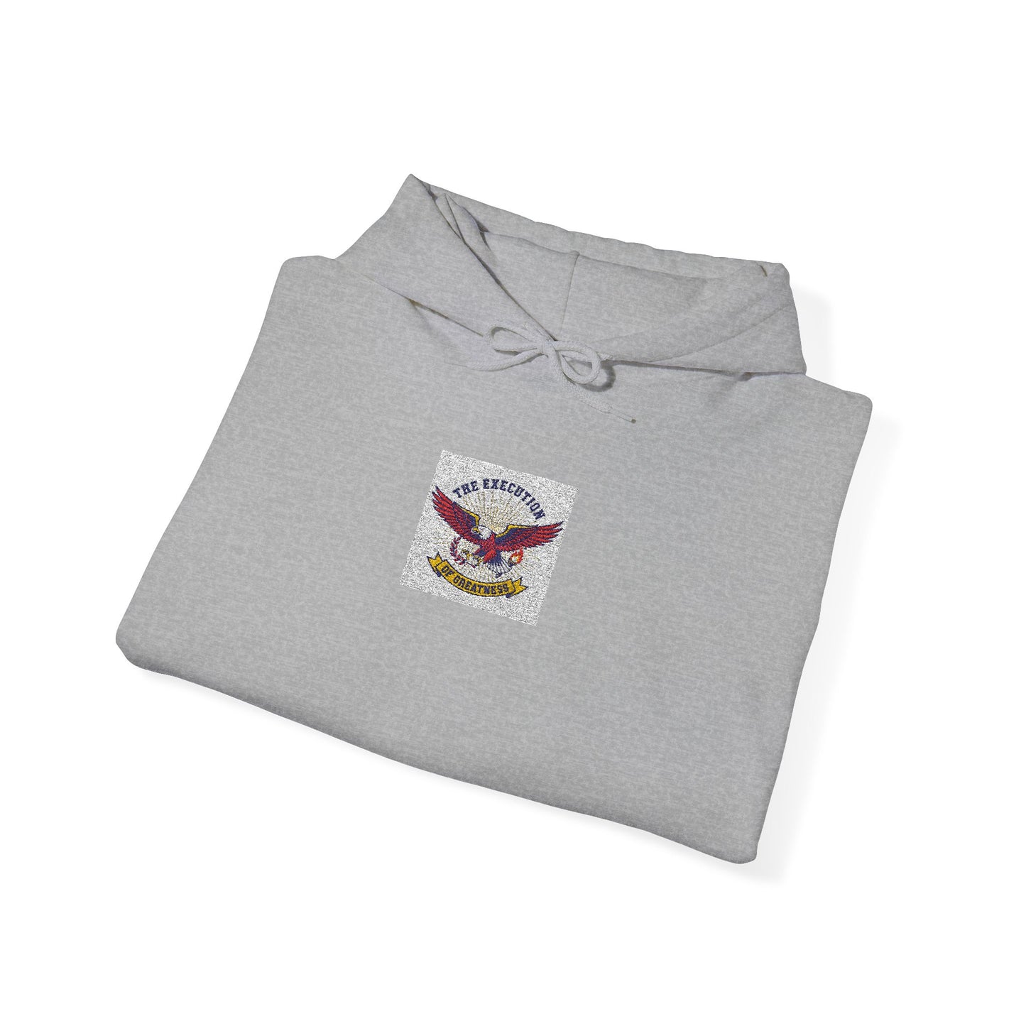 Patriotic Eagle Floral Hoodie – American Flag Wings Graphic Sweatshirt