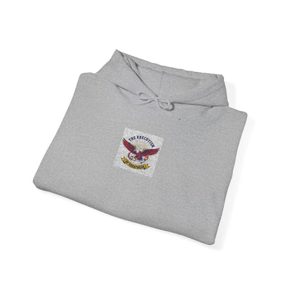 Patriotic Eagle Floral Hoodie – American Flag Wings Graphic Sweatshirt