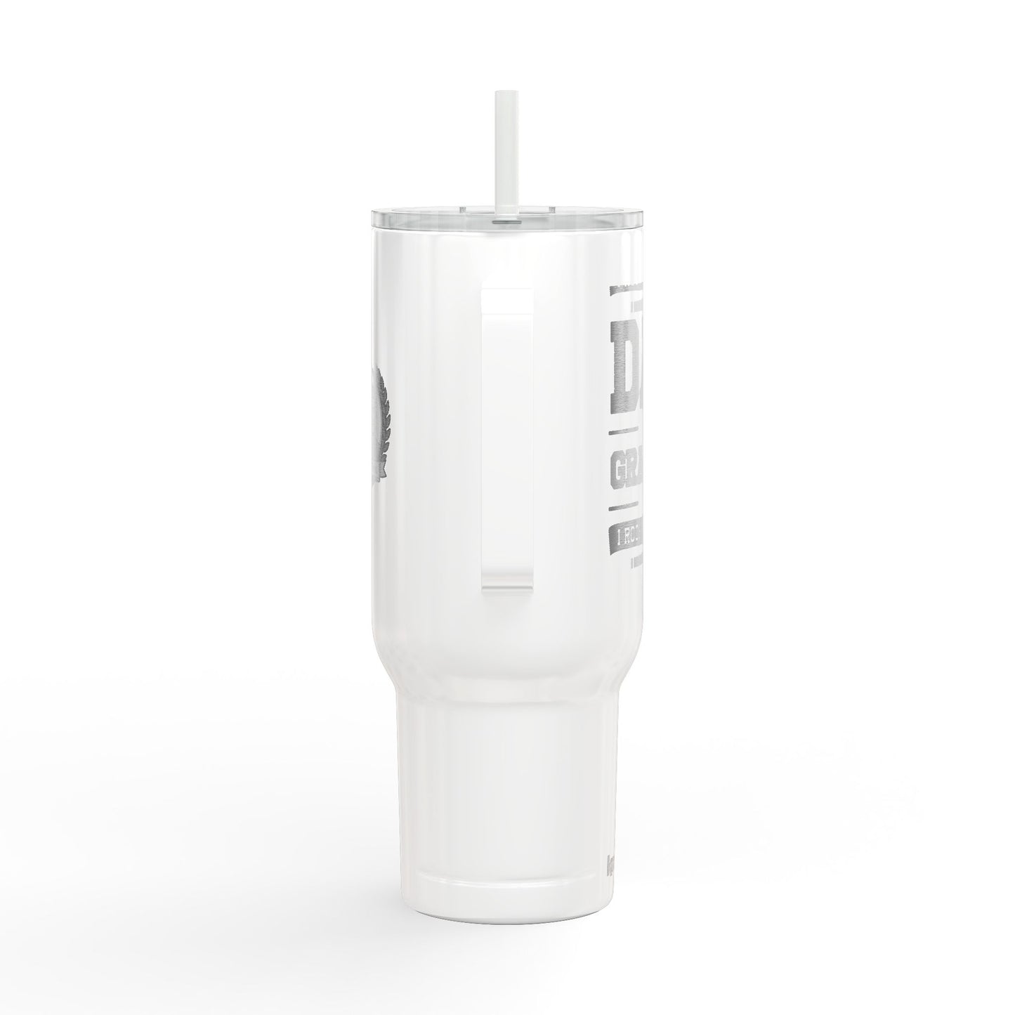 40oz Engraved Dad Tumbler with Lid & Straw - Insulated Travel Cup for Father’s Day