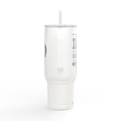 40oz Engraved Dad Tumbler with Lid & Straw - Insulated Travel Cup for Father’s Day