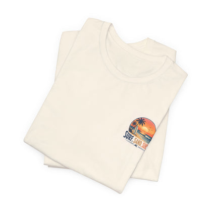 Endless Summer Surf Tee — Retro Sunset Palm Beach T-Shirt