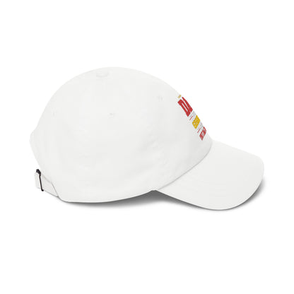 Dad Grandpa Classic Cap — Vintage Stacked Titles Hat ("Dad, Grandpa")