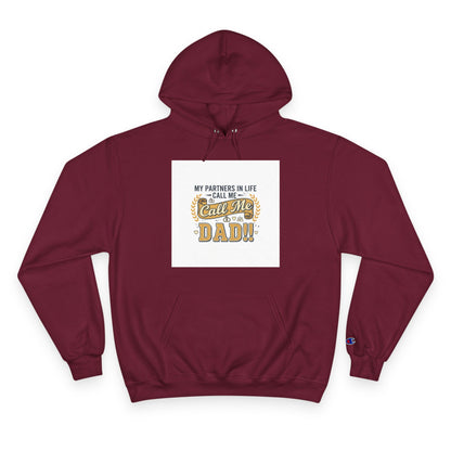 Dad Level 1001 Hoodie — 'My Partners in Life Call Me Dad' Graphic Sweatshirt