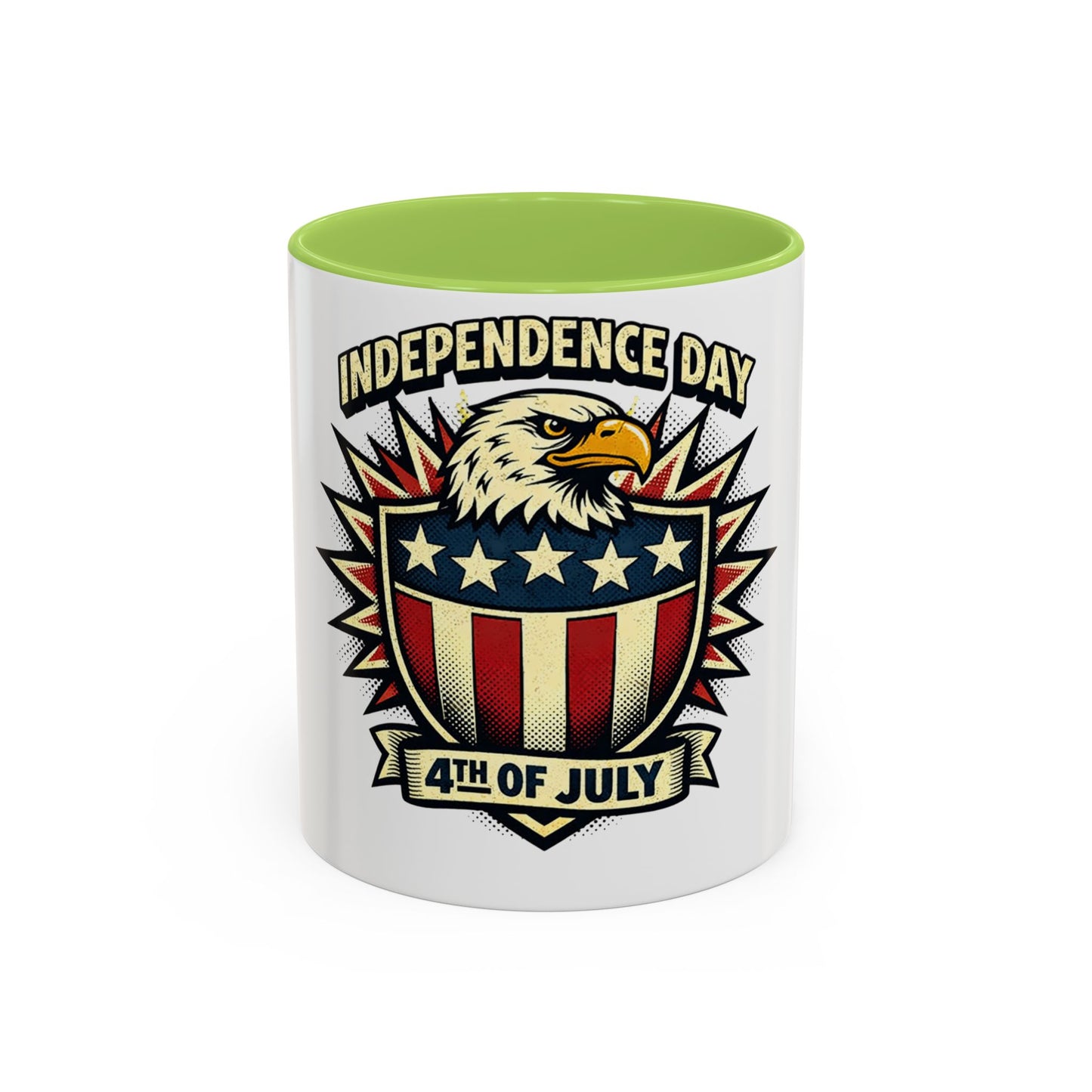 Accent Coffee Mug (11, 15oz) , 4th of july ,independence day.