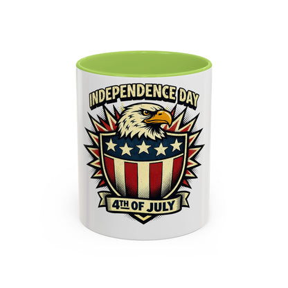 Accent Coffee Mug (11, 15oz) , 4th of july ,independence day.
