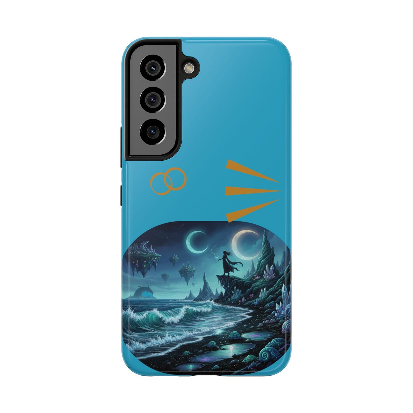 Tough Phone Case — Mystic Moonlit Shore Illustration