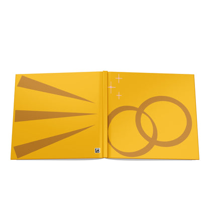 Hardcover Photo Book — Golden Rings Wedding Memory Album