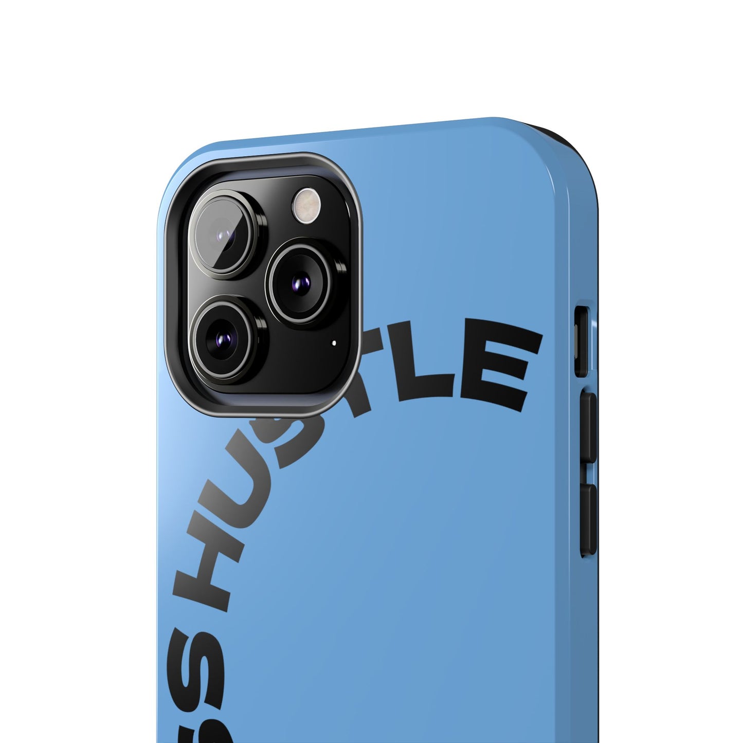 Tough Phone Case — "Less Hustle" Bold Arched Text Protective Cover